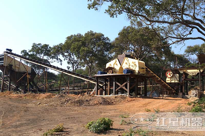 反擊式破碎機工作現(xiàn)場實拍圖 反擊式破碎機工作現(xiàn)場實拍圖